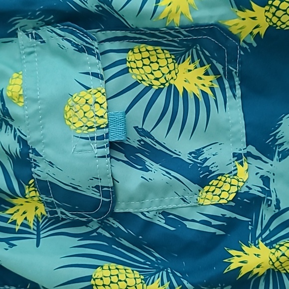 Men's Beautiful Giant pineapple print fast dry swim trunks in size XL, NWT - Picture 6 of 11